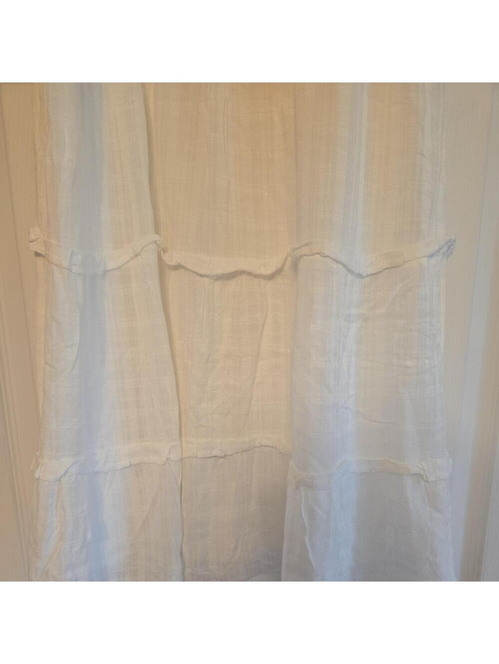 Nwt Francescas Embroidered Floral Mini Dress Cottagecore Shabby Chic Boho Medium - Picture 6 of 9